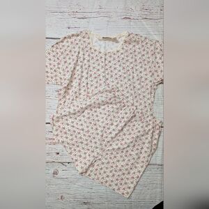 Vintage Victoria's Secret Gold Label Cotton Floral PJ's USA Large 🌸🌸